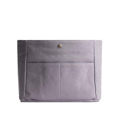 Gray*Classic*Medium | Medium canvas bag insert for organization
