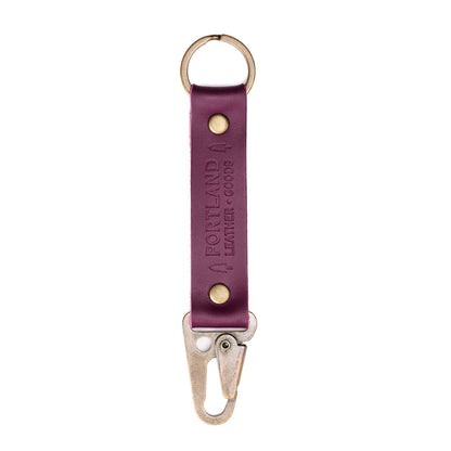 Lollipop*Long | leather logo branded keychain