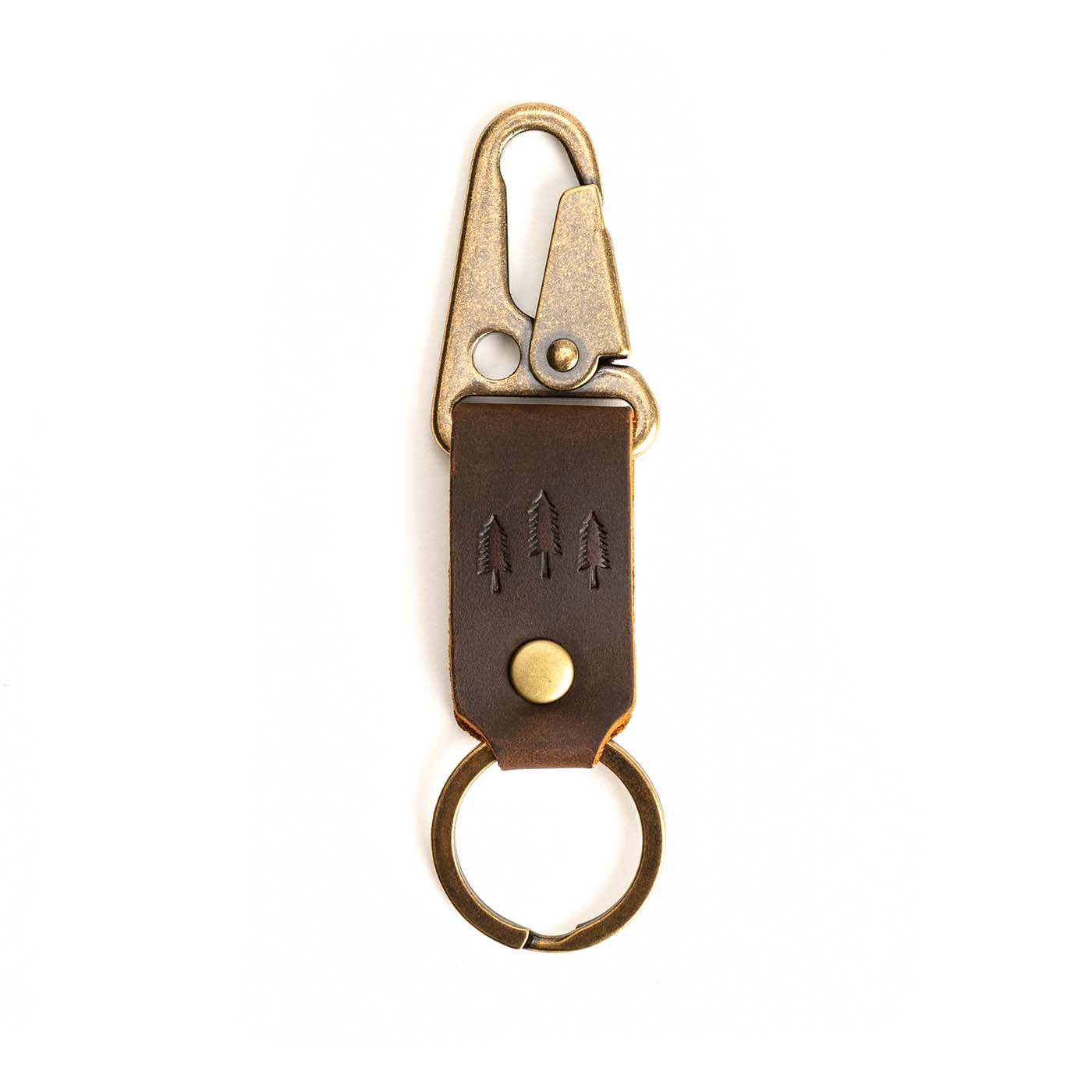 Canyon*Short | leather logo branded keychain