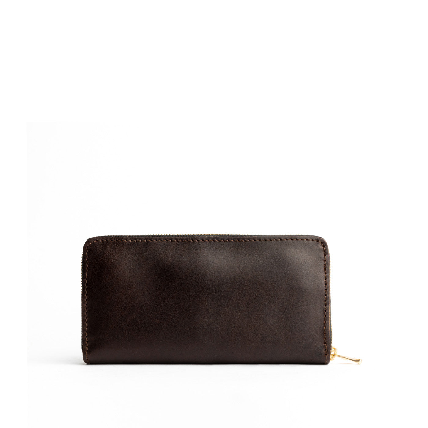 Grizzly | Large accordion leather wallet with zipper closed