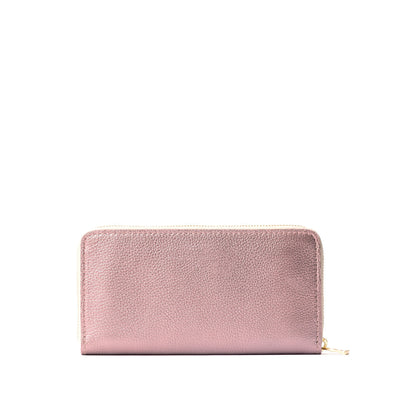 Supernova | Large accordion leather wallet with zipper closed