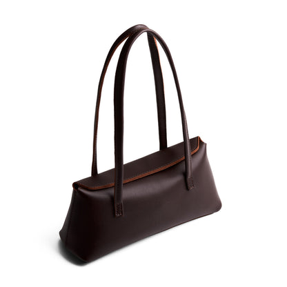 Grizzly | Leather bowler bag with magnetic closure