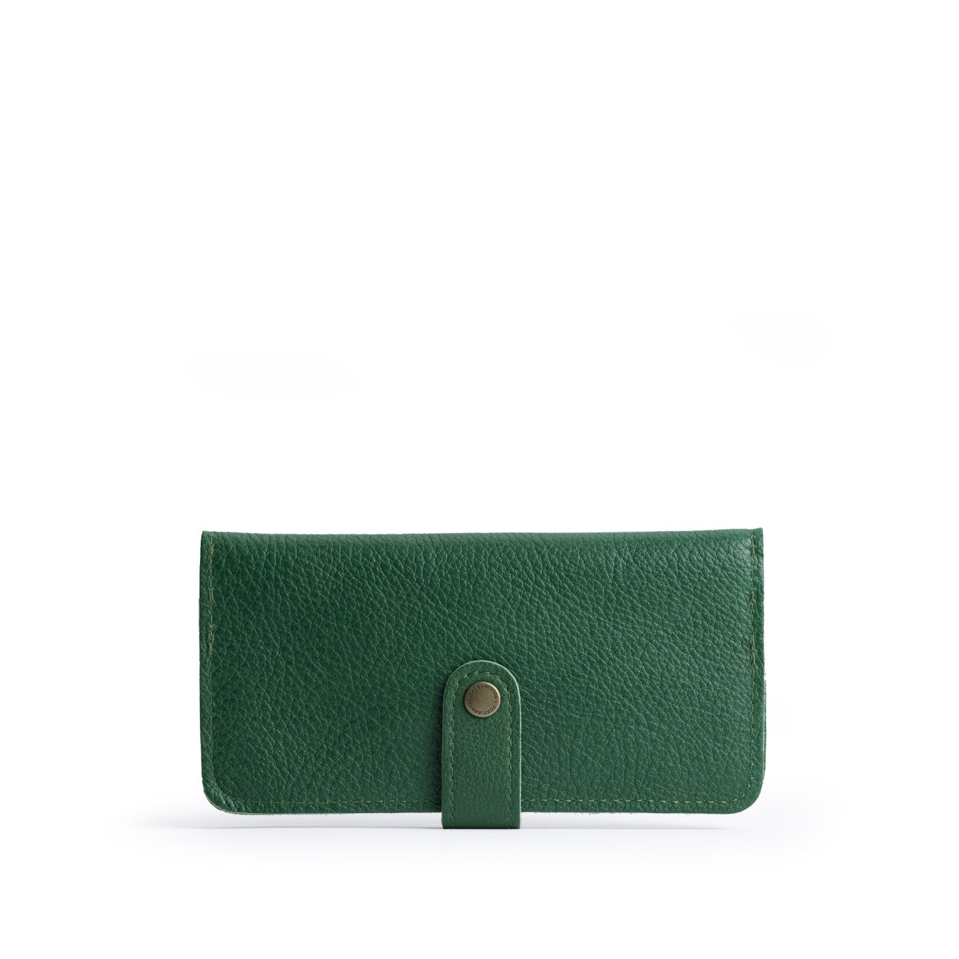 Bacalar | Leather wallet with snap closed