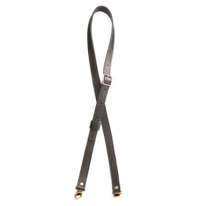 All Color: Pebbled--black | leather crossbody strap