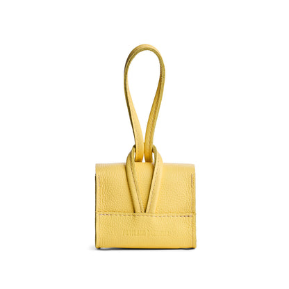 Butter Bliss | Wristlet pouch with loop strap and a flower design