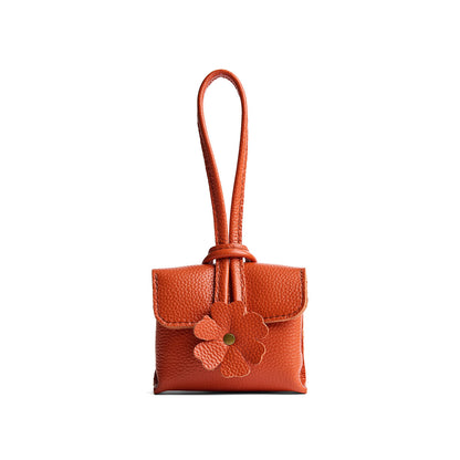 Koi | Wristlet pouch with loop strap and a flower design