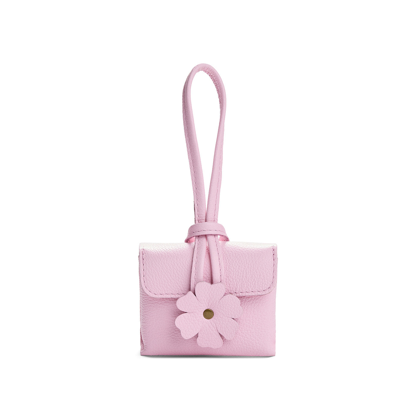 Pinkaboo | Wristlet pouch with loop strap and a flower design