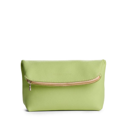 Shadow Lime | Closed folded zipper pouch