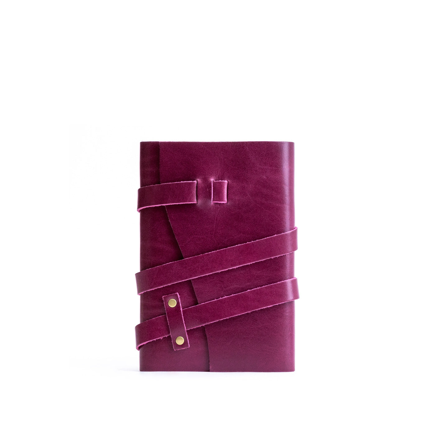 Boysenberry*Medium | Wrap Journal closed