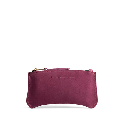 Superbloom*Small | Small pouch with a top zipper and unique curved bottom