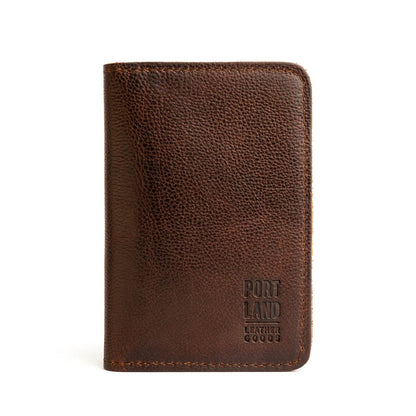 Coldbrew | Leather passport case with PLG logo