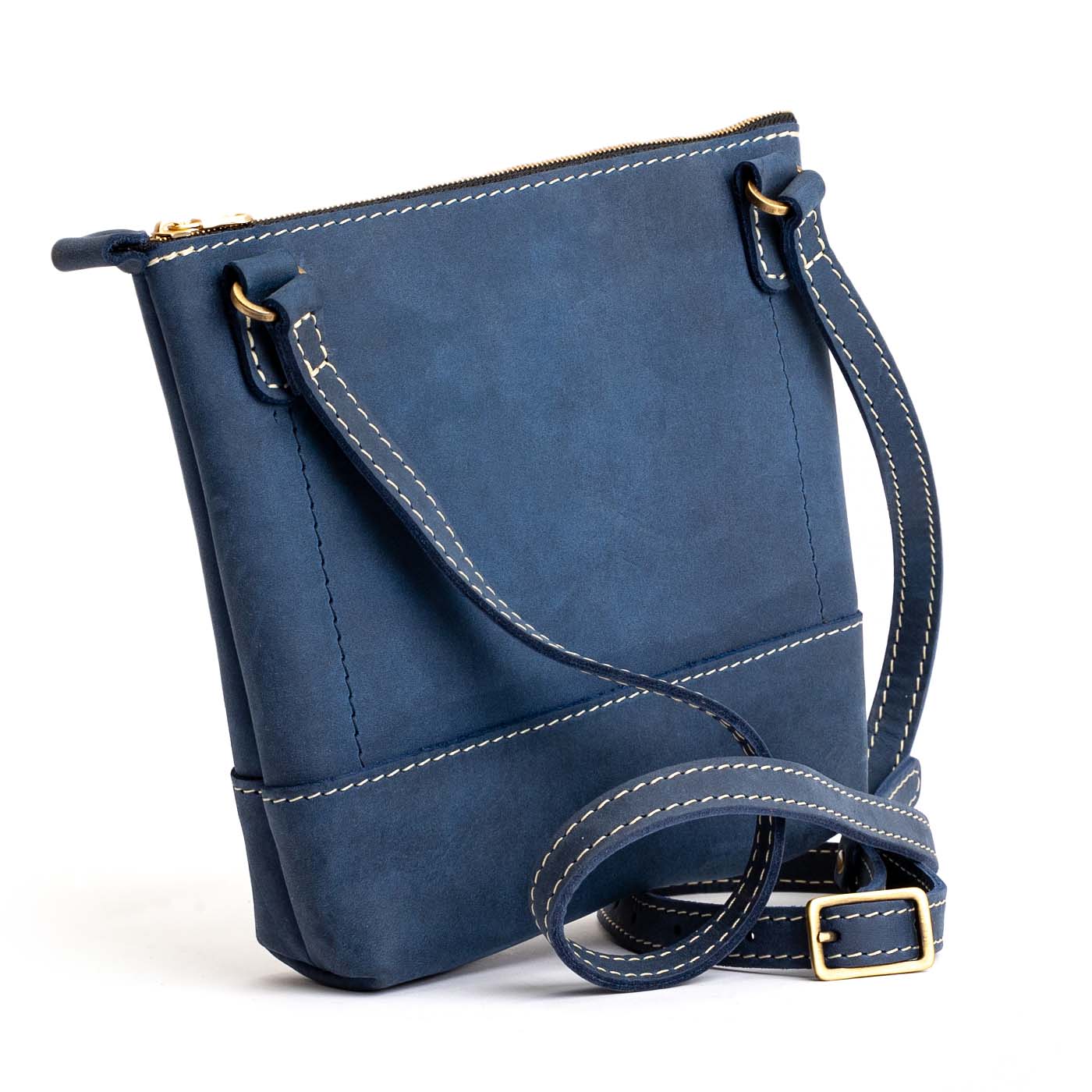 Deepwater | Small rectangular crossbody purse with top zipper and interior pocket