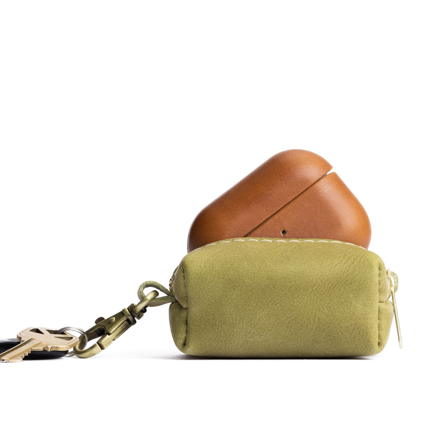 Anjou | Leather small keychain pouch
