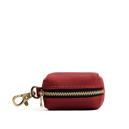 Phoenix | Leather small keychain pouch