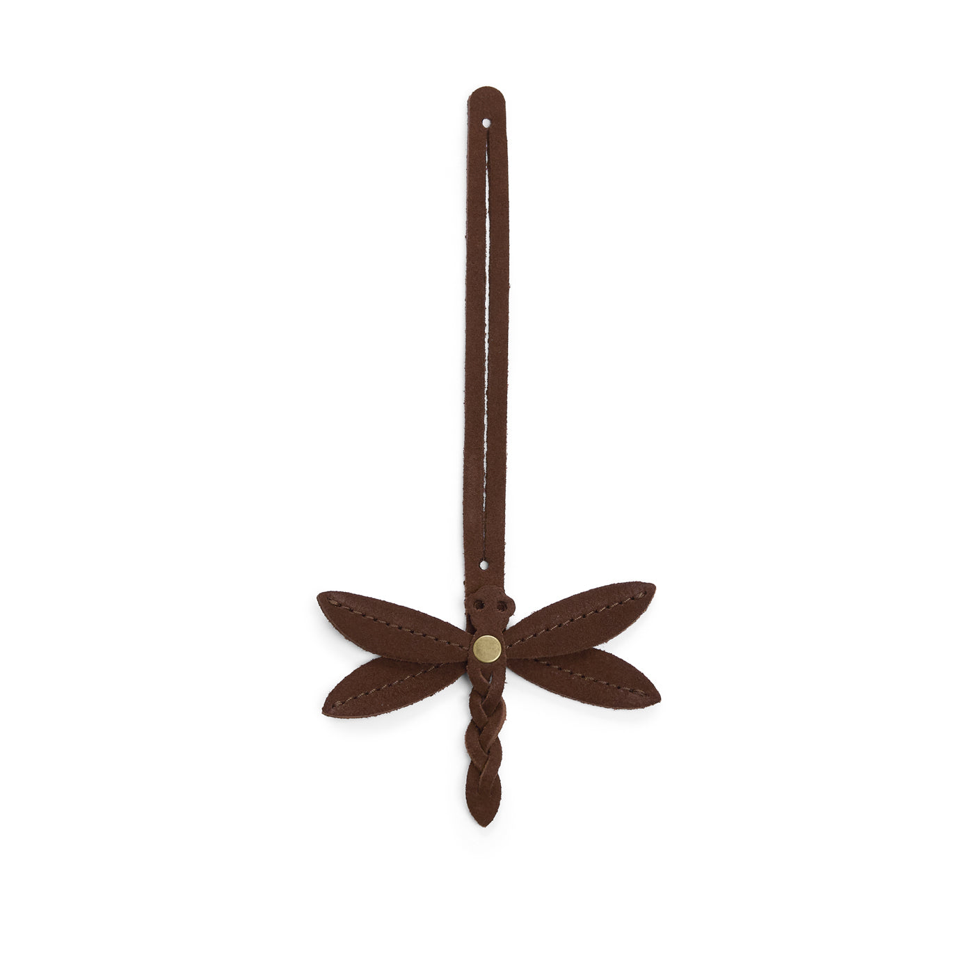 Stagecoach | Dragonfly shaped leather charm tassel