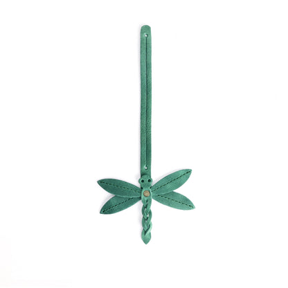 Surf | Dragonfly shaped leather charm tassel