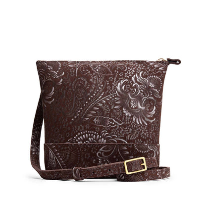 Carnival | Small rectangular crossbody purse with top zipper and interior pocket