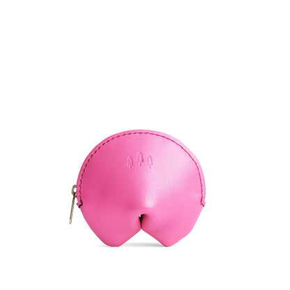 Lip Gloss | Leather fortune cookie shaped pouch