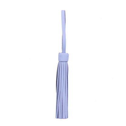 Jacaranda*Jumbo | Fringed leather tassel with leather loop