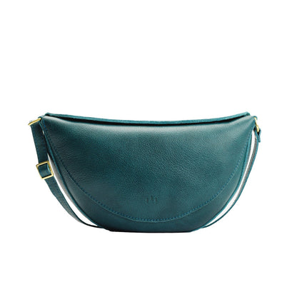 Sea Glass*Large | Half circle shaped sling bag