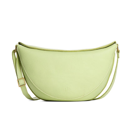 Shadow Lime*Large | Half circle shaped sling bag