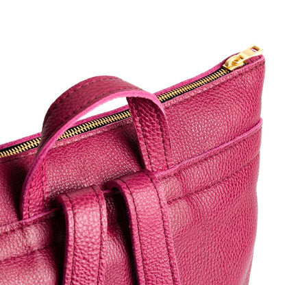 Cosmo | Rectangular slim leather backpack