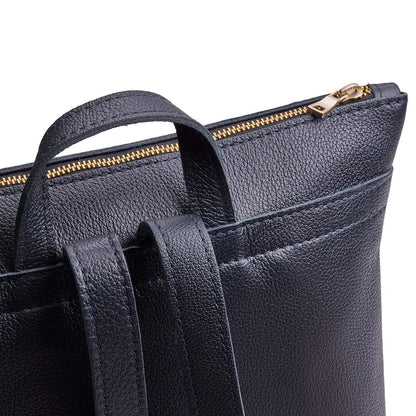 Night Owl | Rectangular slim leather backpack