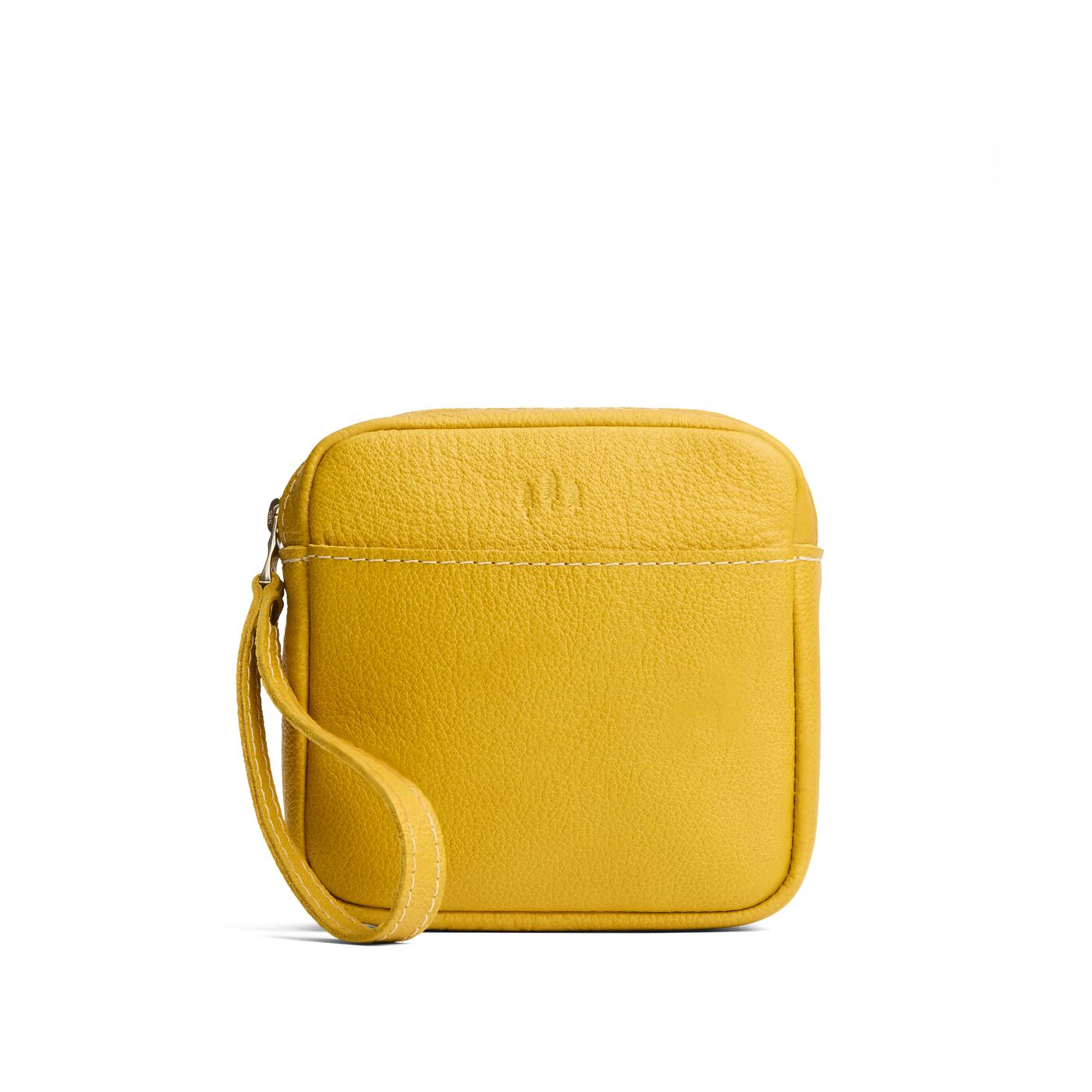 Pomello | Square shaped pouch with zipper opening, wristlet, and front pocket