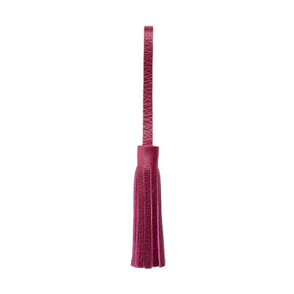Orchid*Large | Fringed leather tassel with leather loop