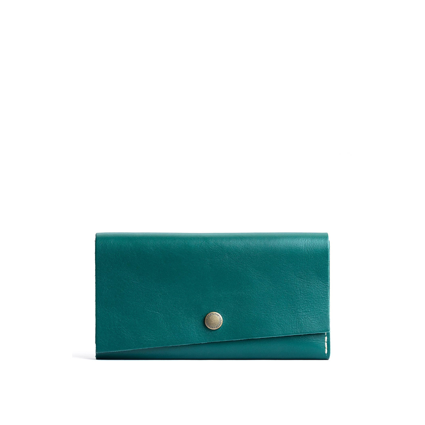 Peacock | Leather wallet with snap closure