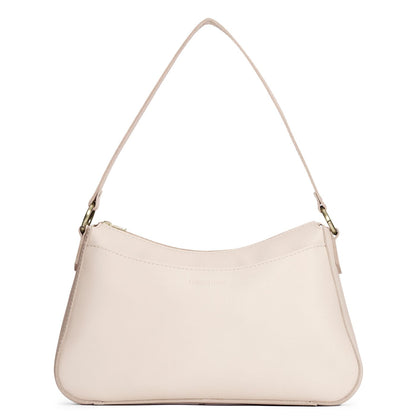 Bone*Large | Large bean shaped shoulder bag with a zipper closure