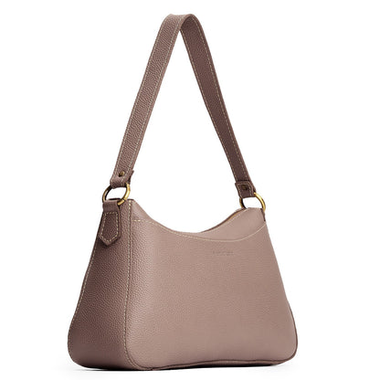 Sparrow*Large | Large bean shaped shoulder bag with a zipper closure