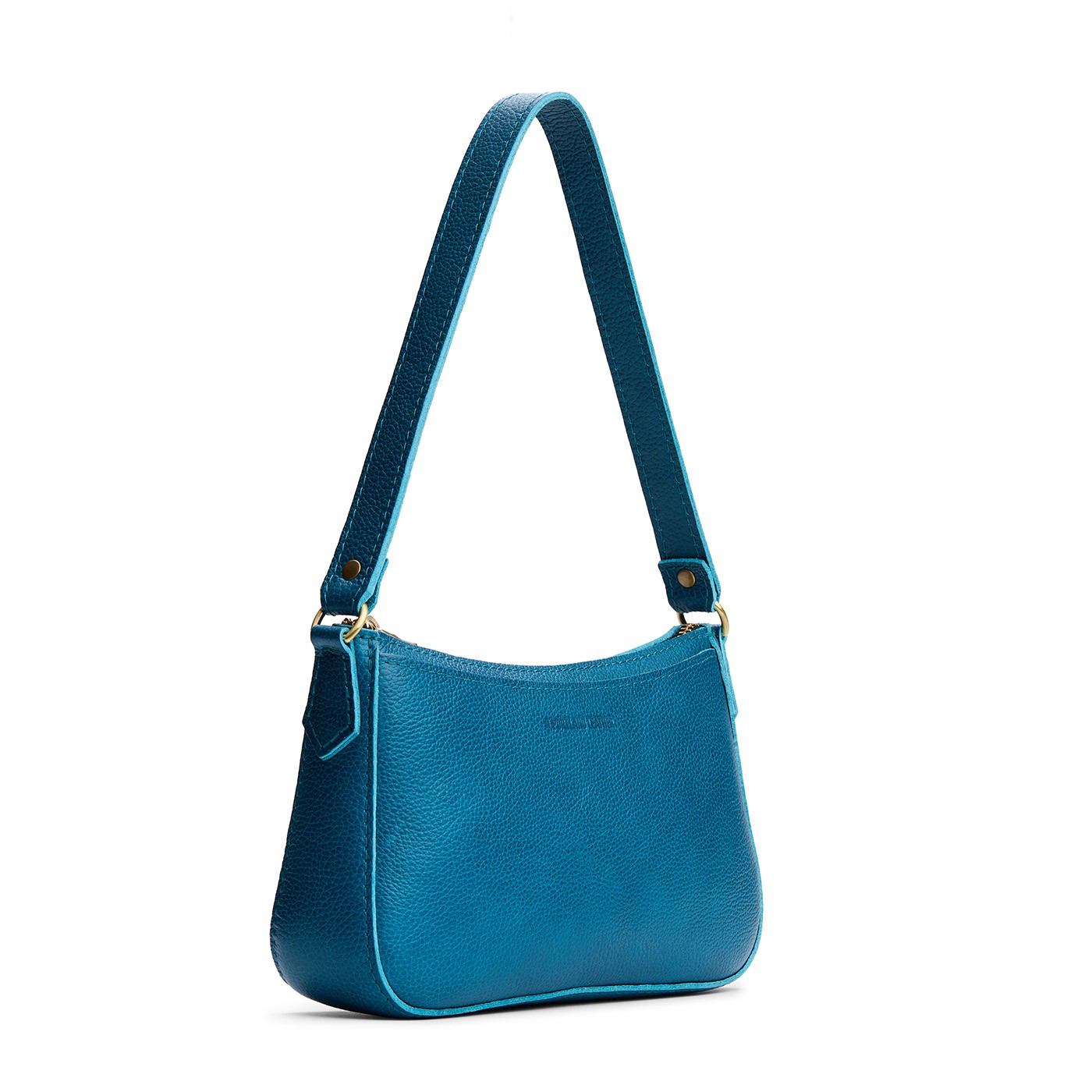Planetary*Small | Large bean shaped shoulder bag with a zipper closure