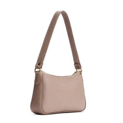 Sparrow*Small | Large bean shaped shoulder bag with a zipper closure