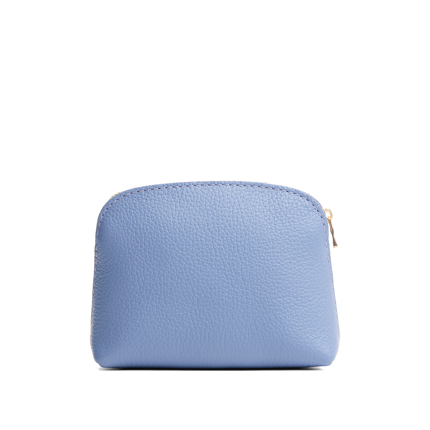 Aster*Classic | Compact leather pouch with top zipper