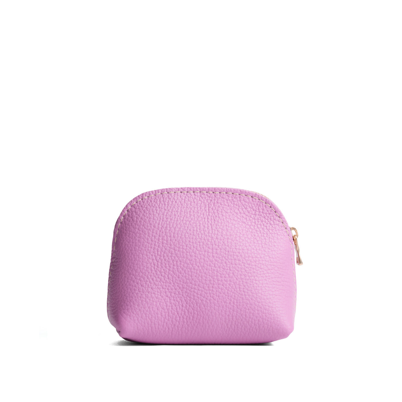 Calla Lily*Mini | Compact leather pouch with top zipper