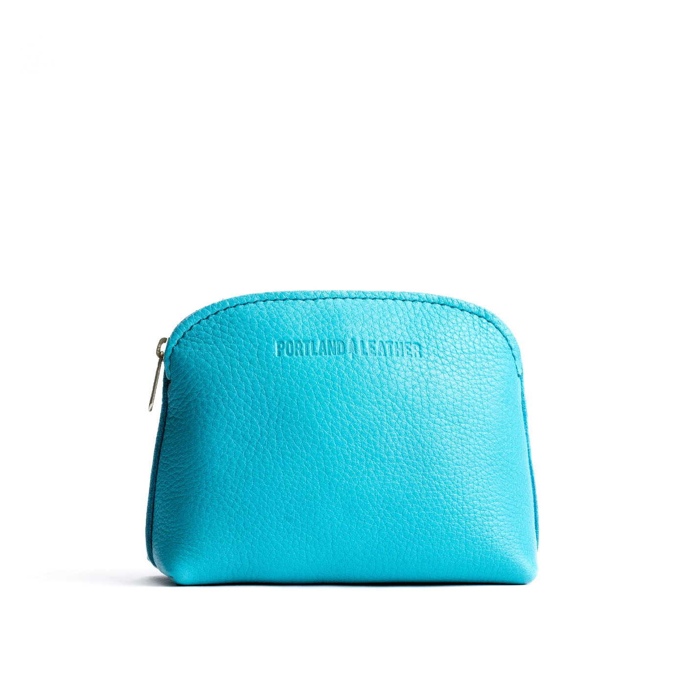 Key West*Classic | Compact leather pouch with top zipper