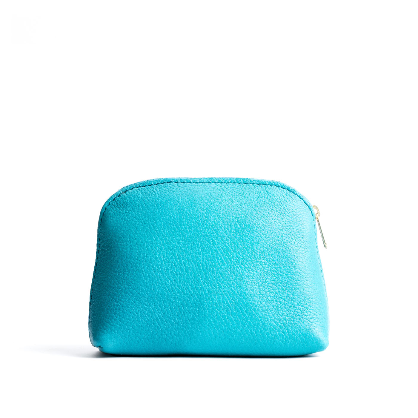 Key West*Classic | Compact leather pouch with top zipper