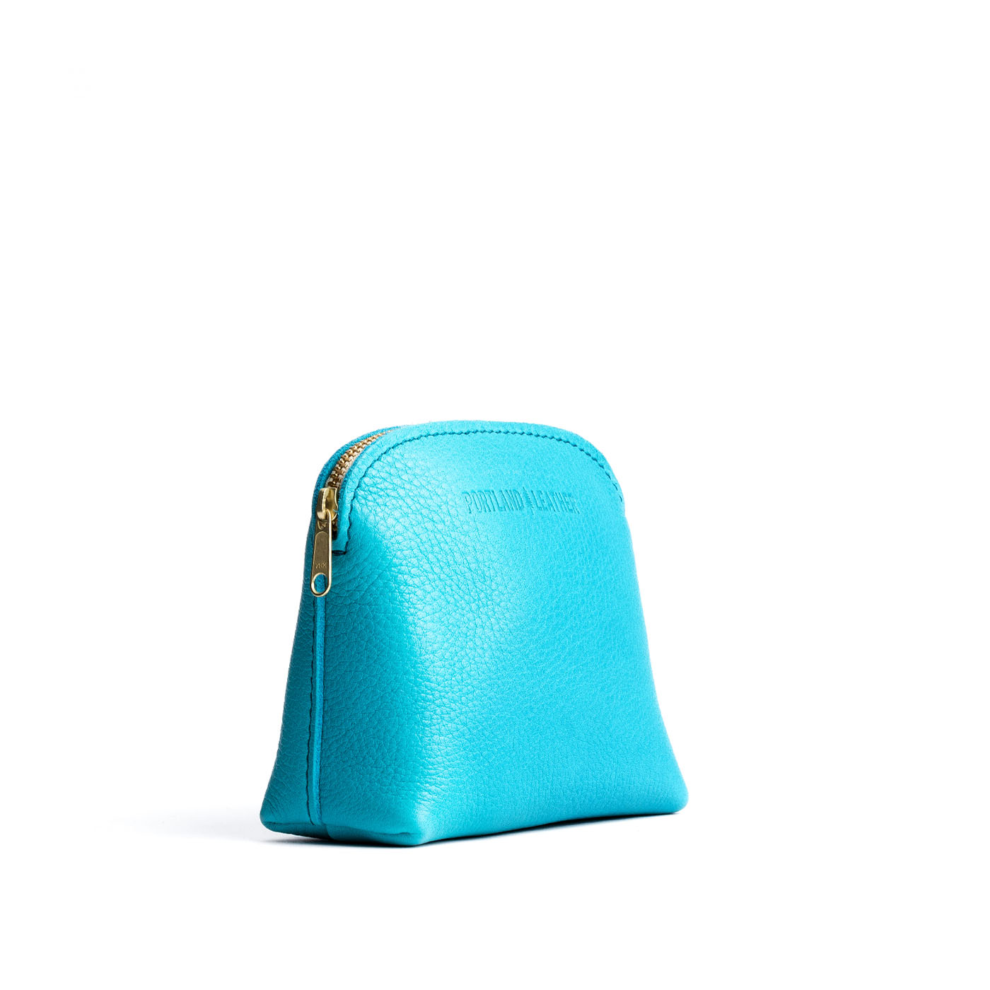 Key West*Classic | Compact leather pouch with top zipper