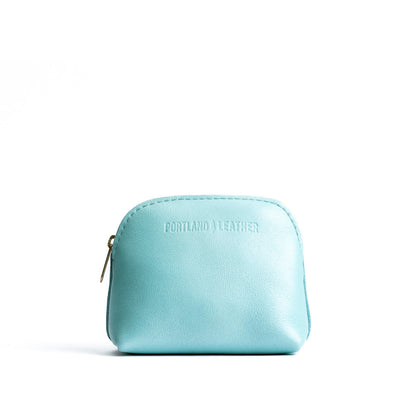Cabo*Mini | Compact leather pouch with top zipper