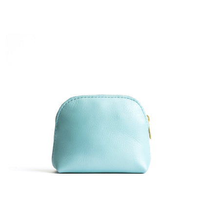 Cabo*Mini | Compact leather pouch with top zipper