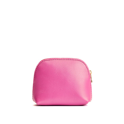 Lip Gloss*Mini | Compact leather pouch with top zipper