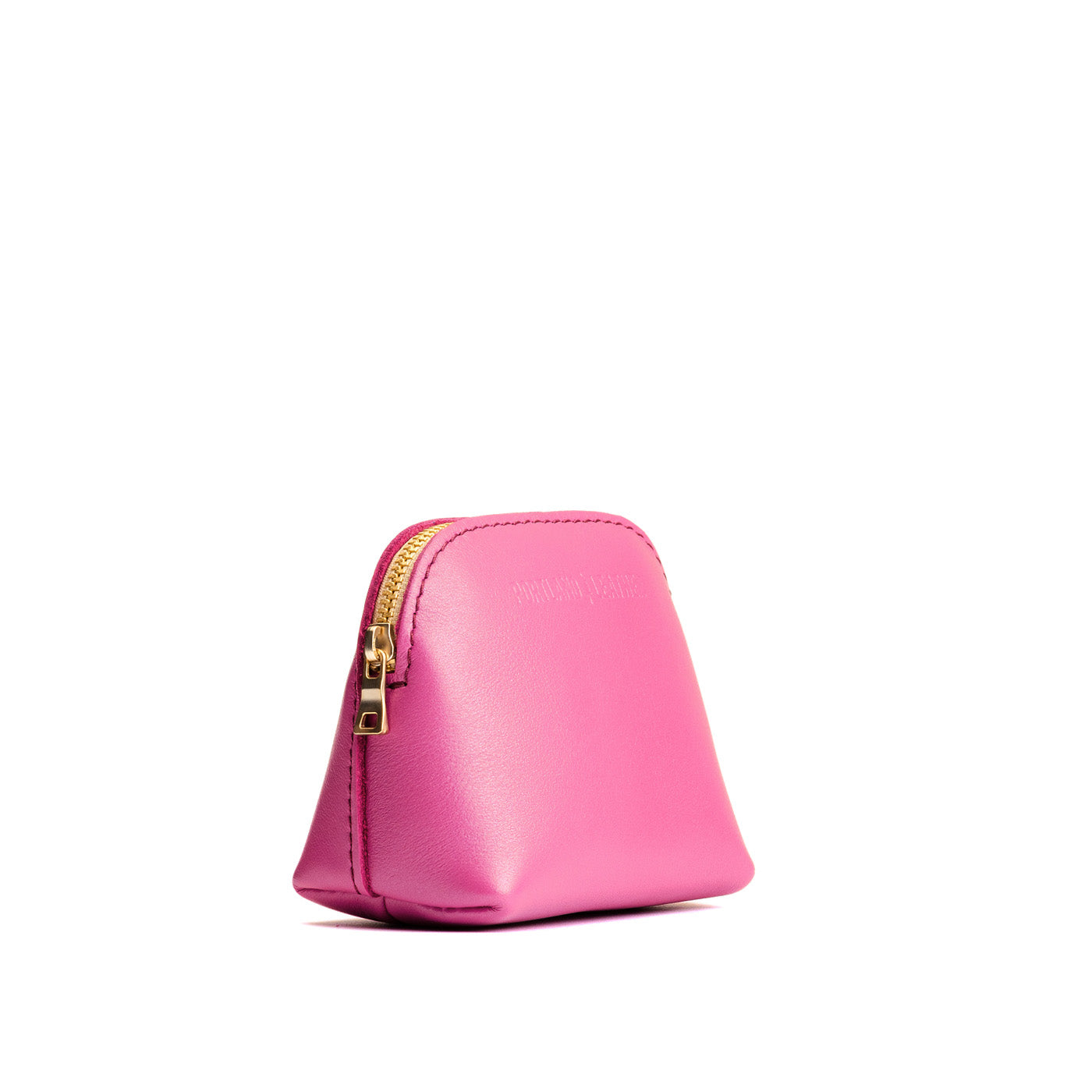 Lip Gloss*Mini | Compact leather pouch with top zipper