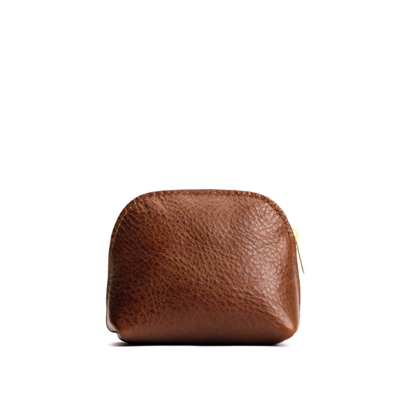 Nuez*Mini | Compact leather pouch with top zipper