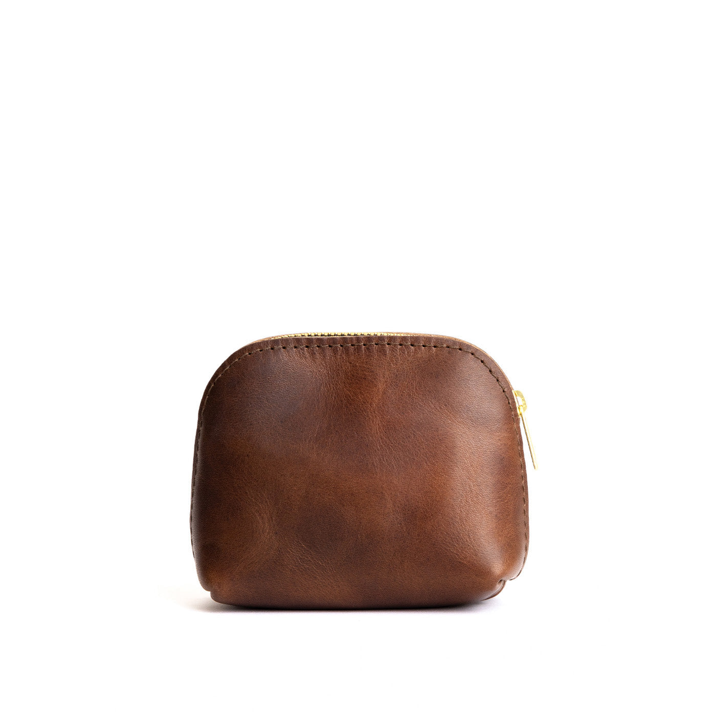 Tamarindo*Mini | Compact leather pouch with top zipper