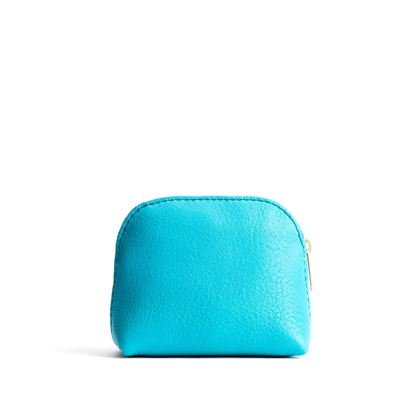 Key West*Mini | Compact leather pouch with top zipper