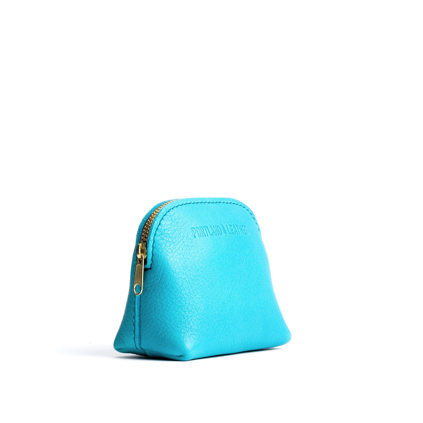 Key West*Mini | Compact leather pouch with top zipper