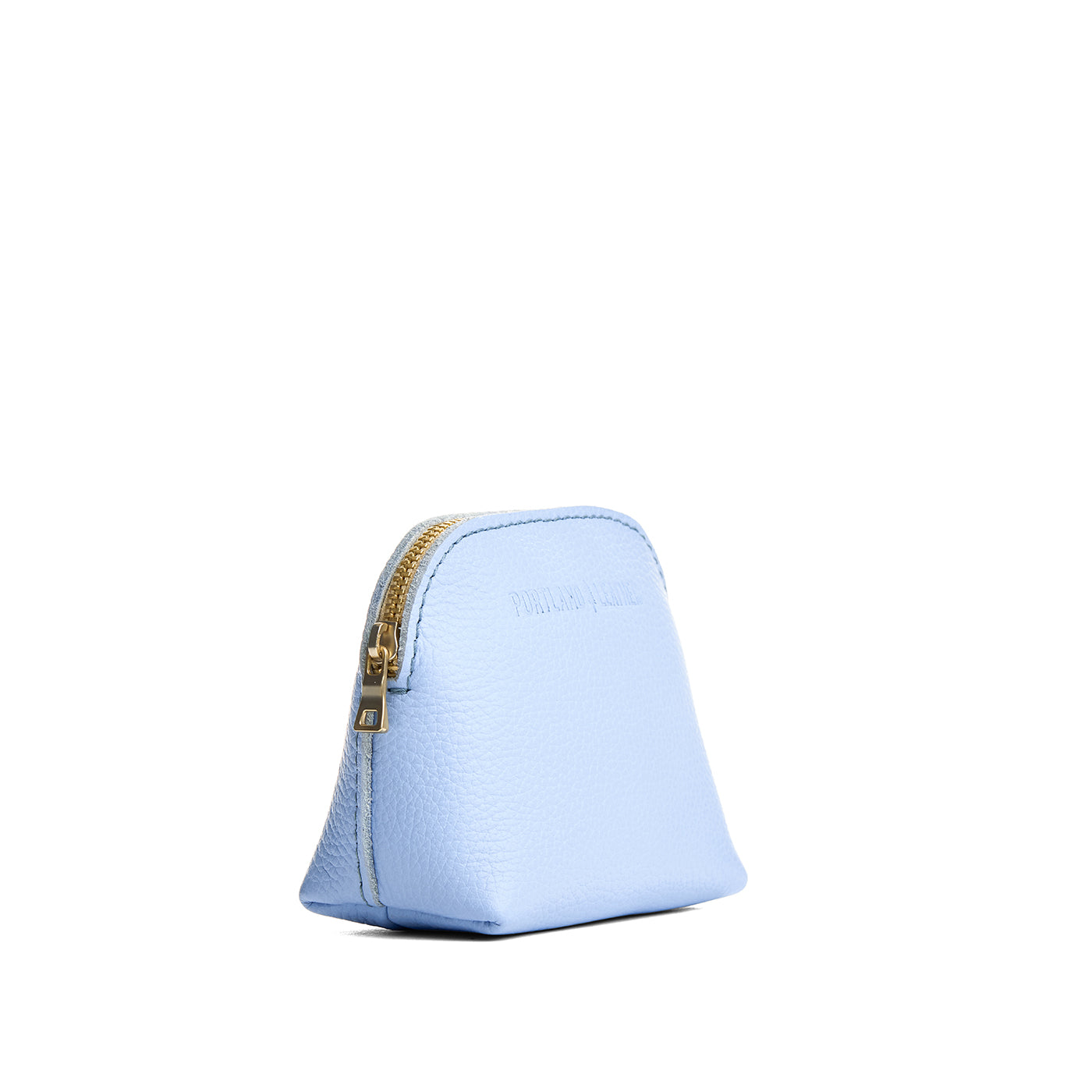 Skyway*Mini | Compact leather pouch with top zipper