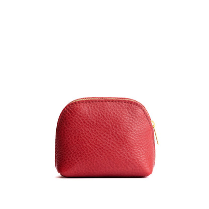 Sugar*Mini | Compact leather pouch with top zipper