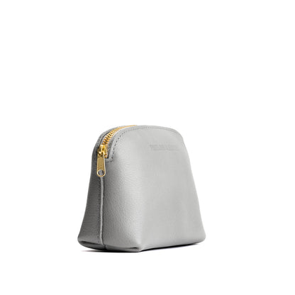 Nimbus*Classic | Compact leather pouch with top zipper
